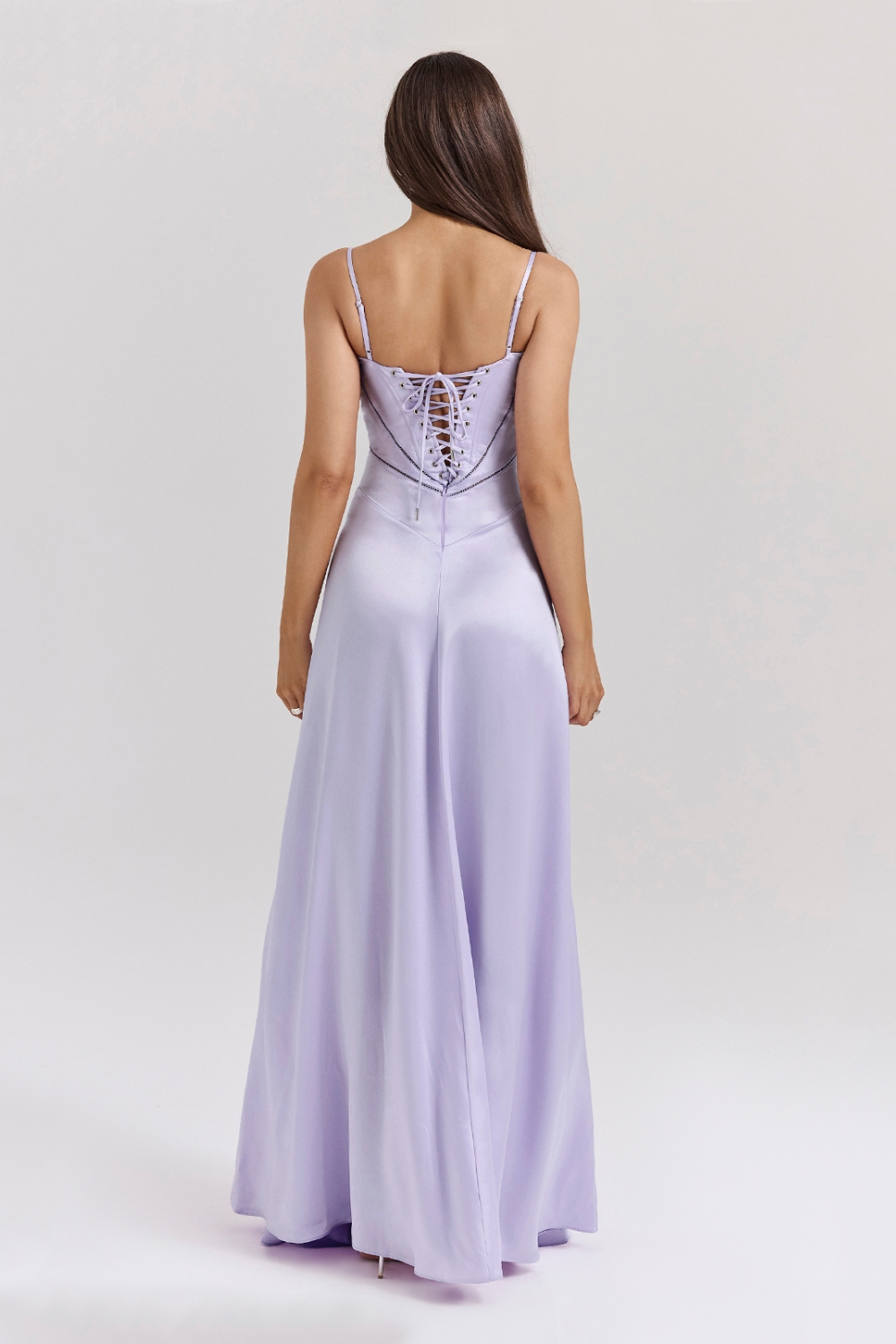 Anabella Lace Up Maxi Orchid