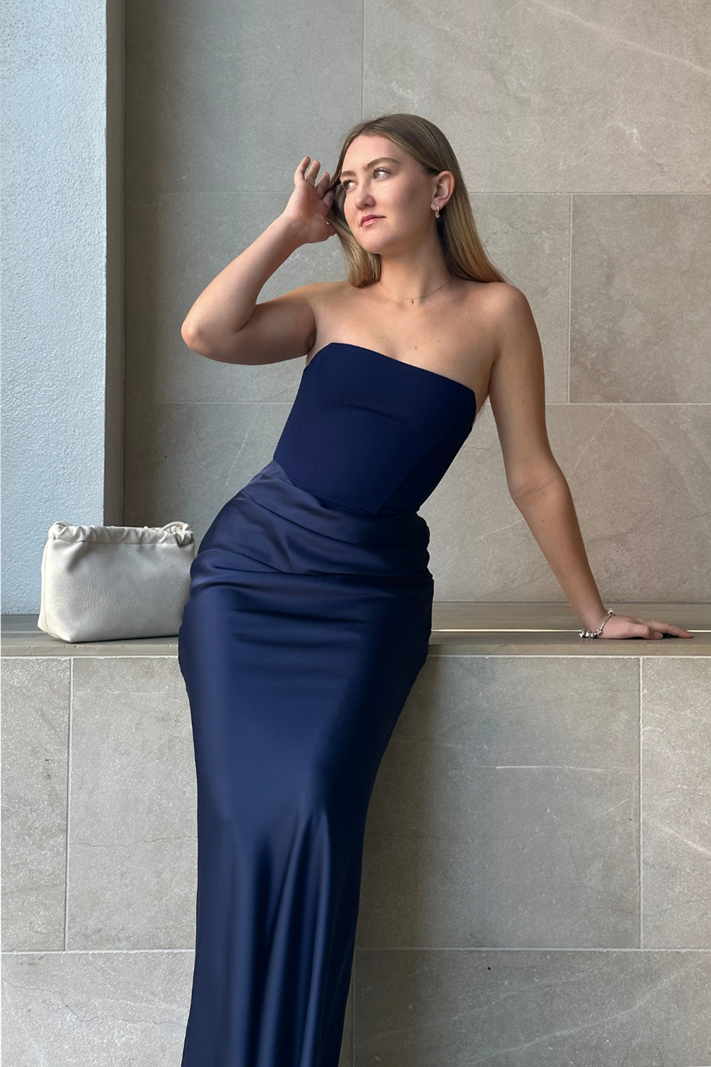 Chiara Strapless Gown