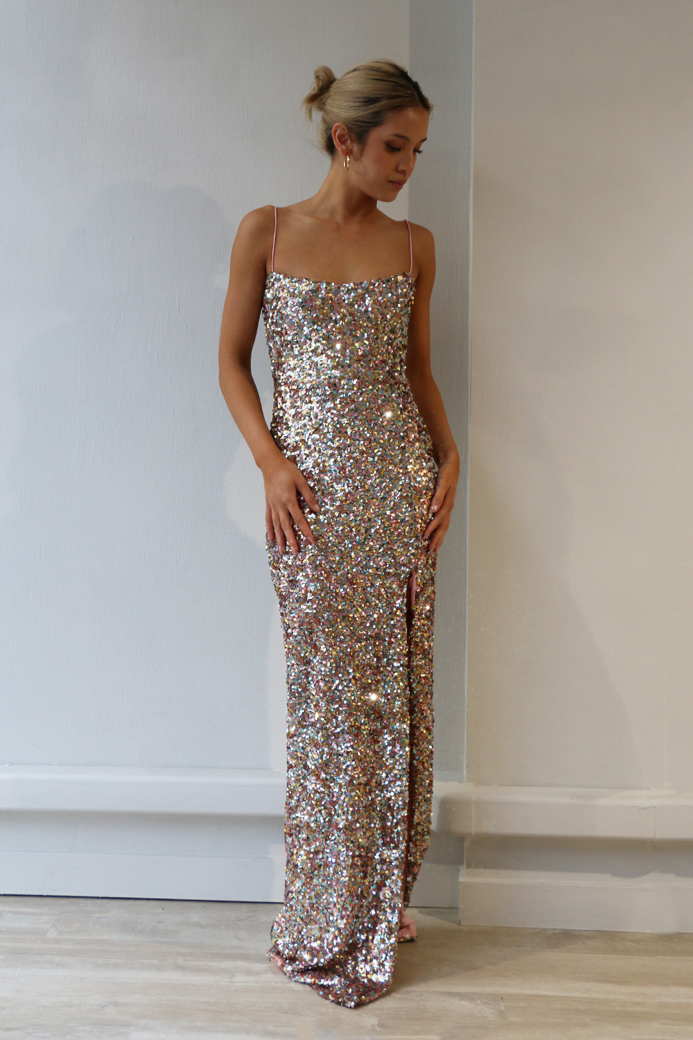 Confetti Gown Candy Pink