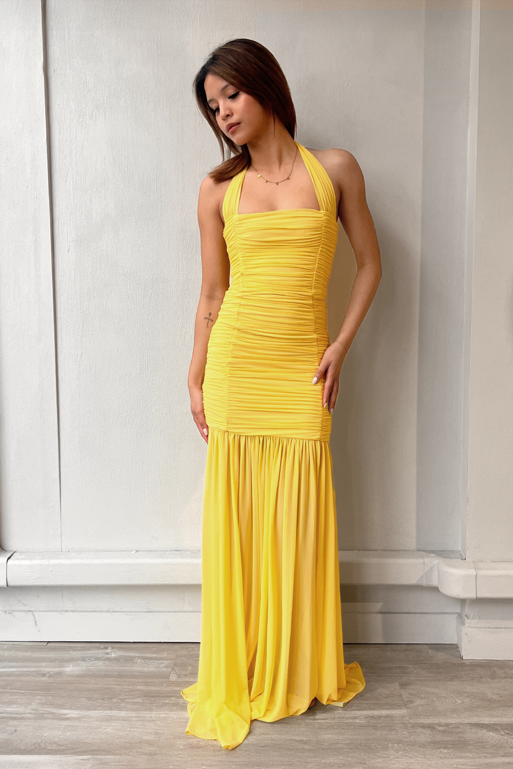 Thrill Gown Lemon