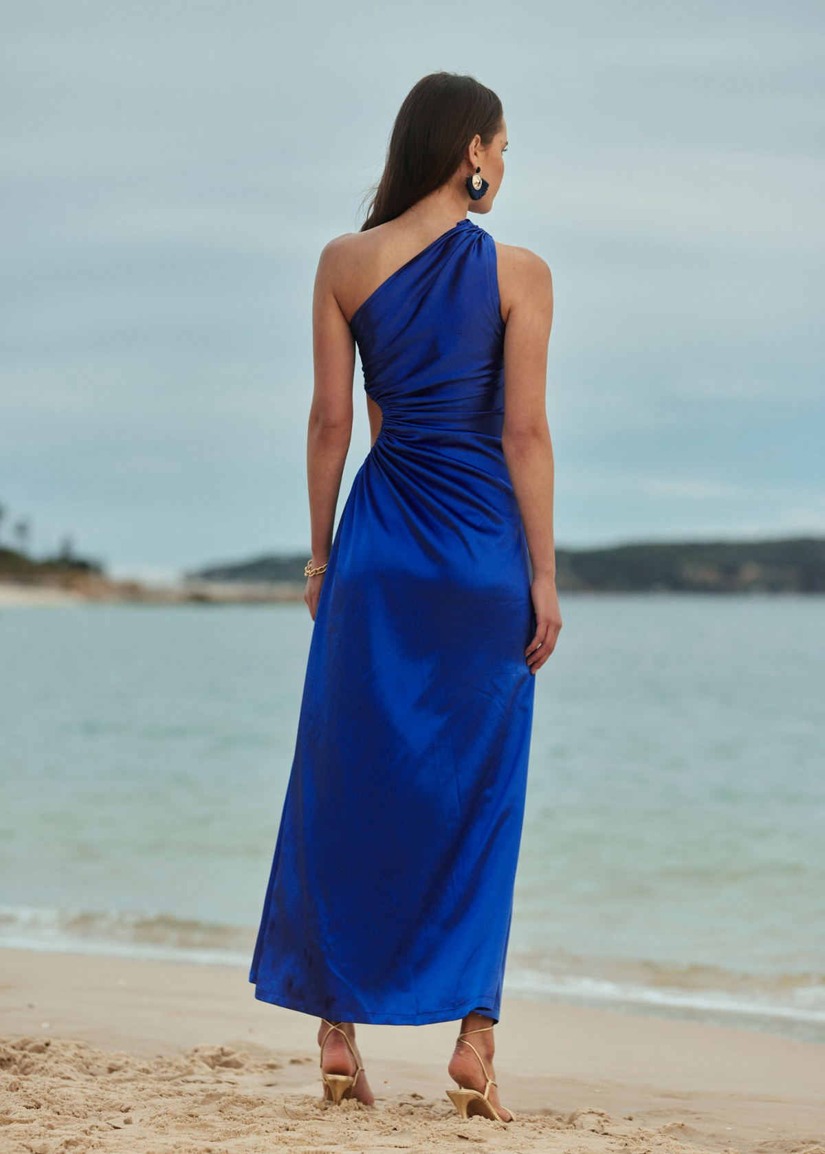 Nour Maxi Dress Cobalt