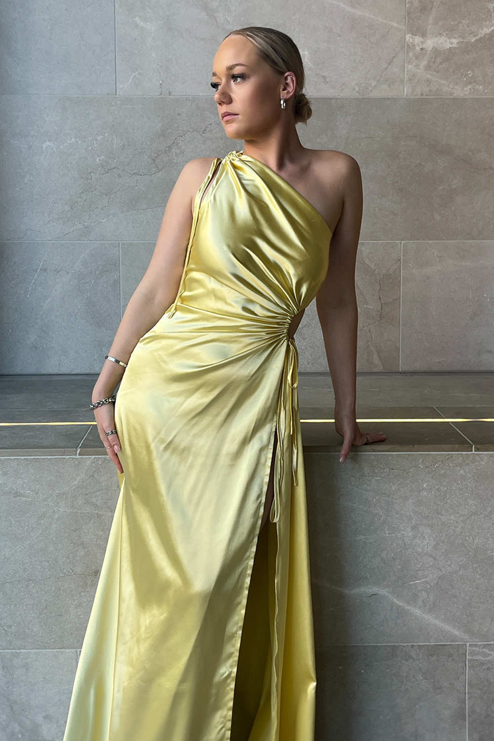 sonya maxi dress Nour Maxi Dress Yellow – Stylestarter
