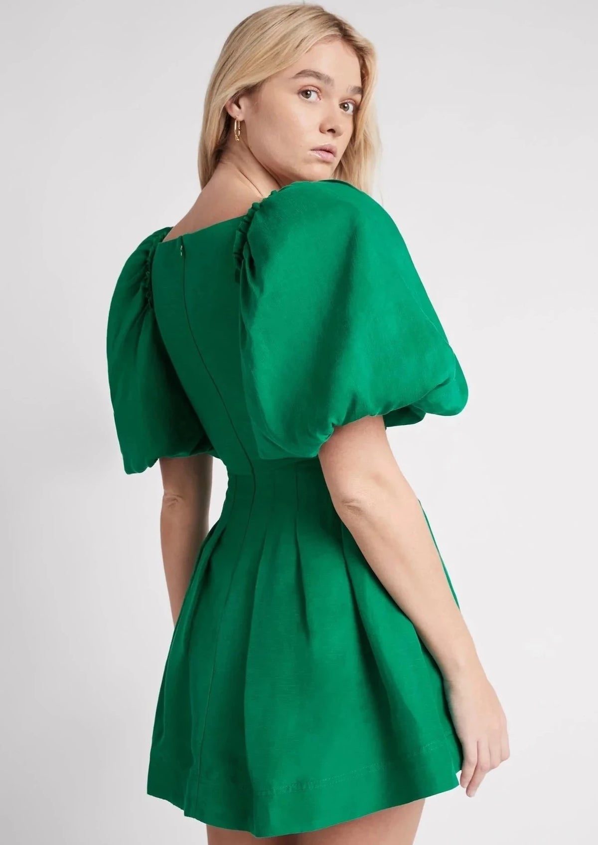 Dusk Knot Puff Sleeve Mini