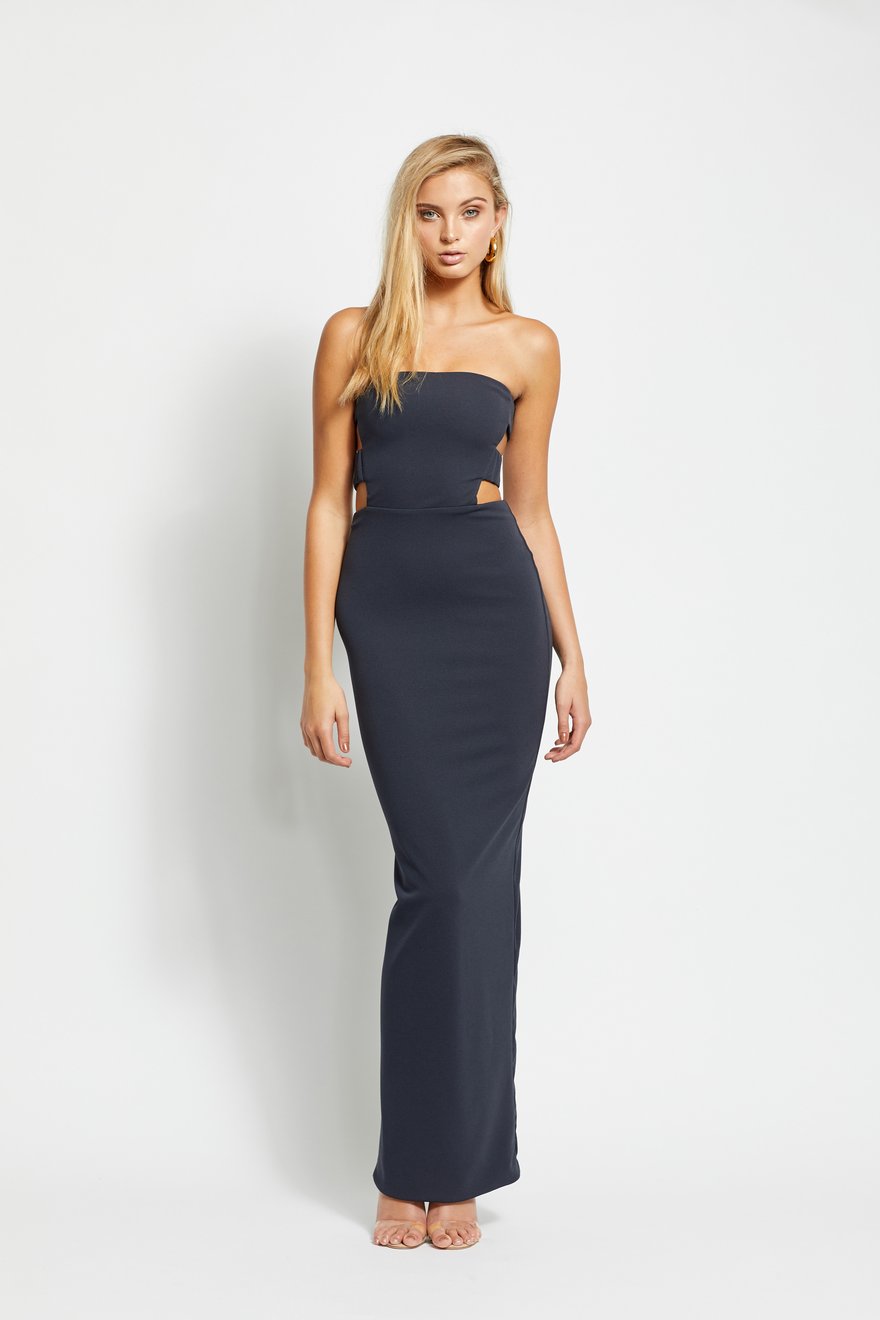Margot Gown Slate Grey