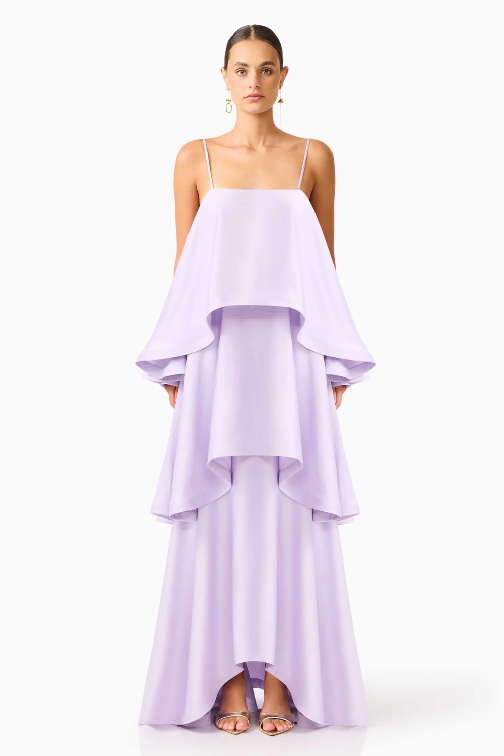 Tilly Tiered Maxi Lilac