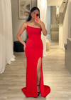 *BUY NOW* Jasmine One Shoulder Red Gown