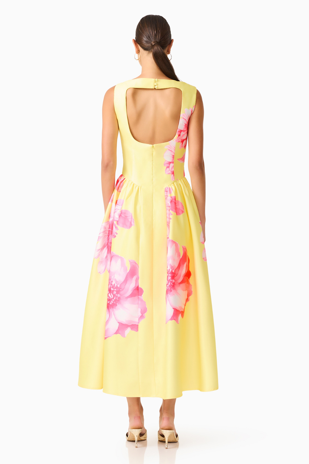 Sybella Ruffle A-Line Midi