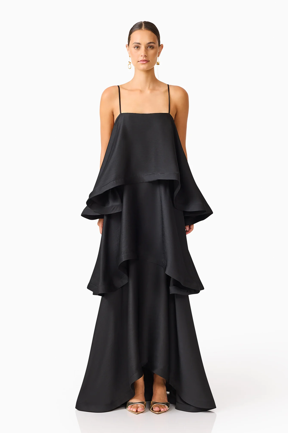 Tilly Tiered Maxi Black