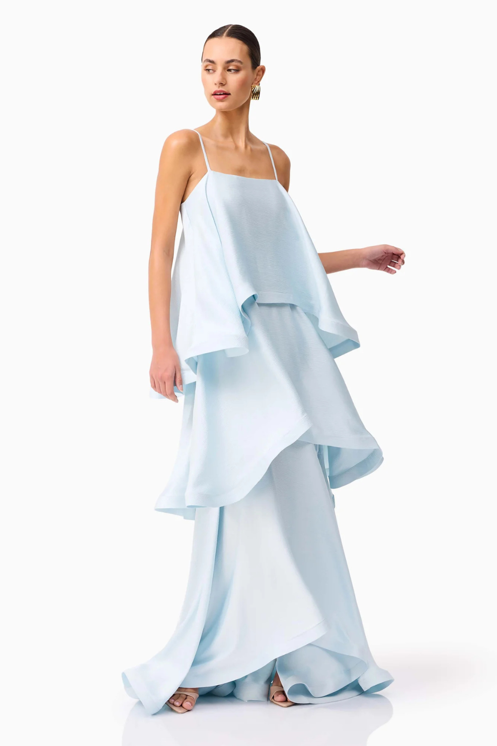 Tilly Tiered Maxi Blue