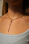 Jaymie Choker Necklace Rose Gold