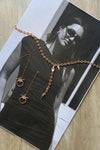 Jaymie Choker Necklace Rose Gold
