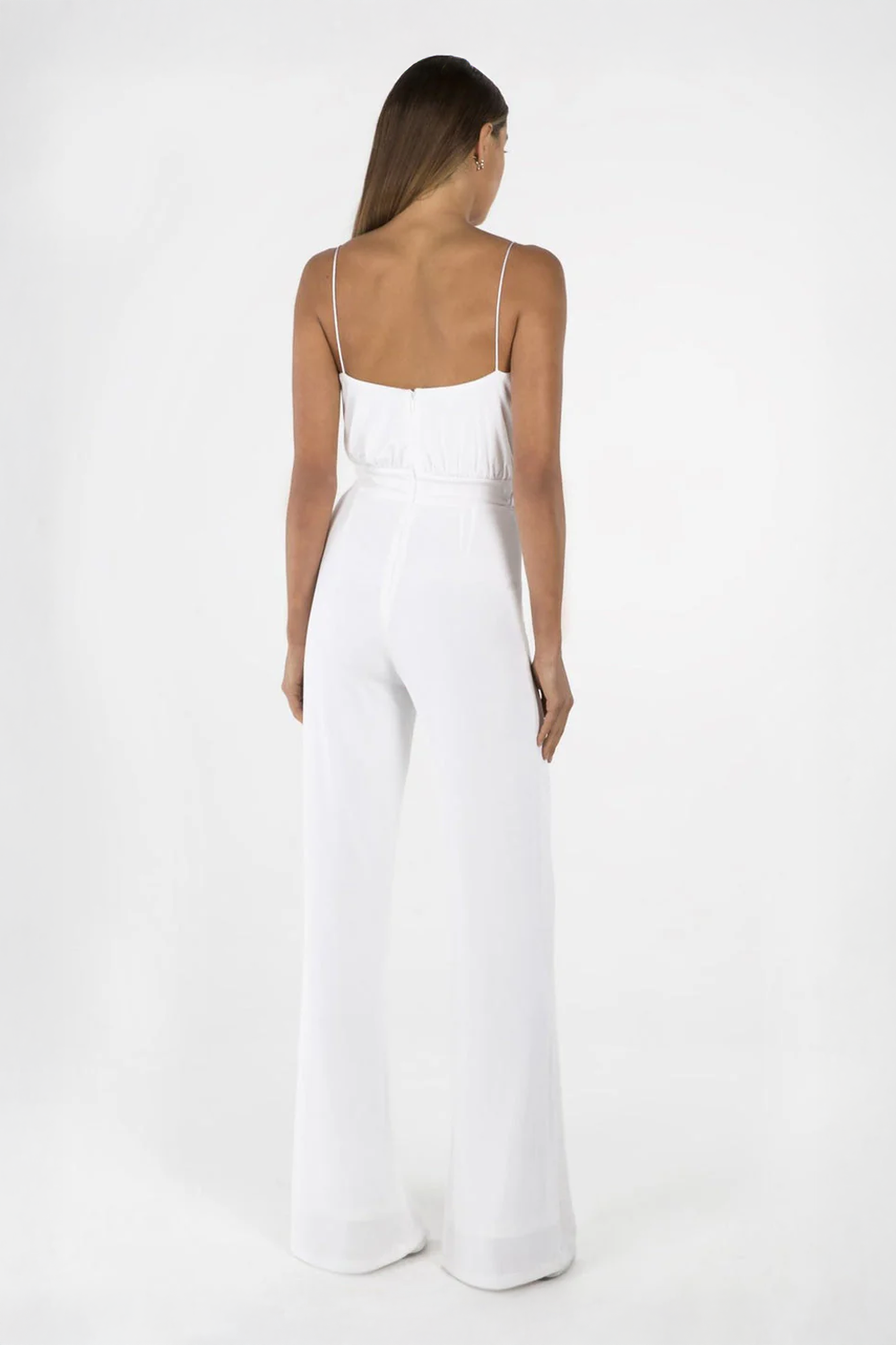 Moyra Slinky Ivory Jumpsuit