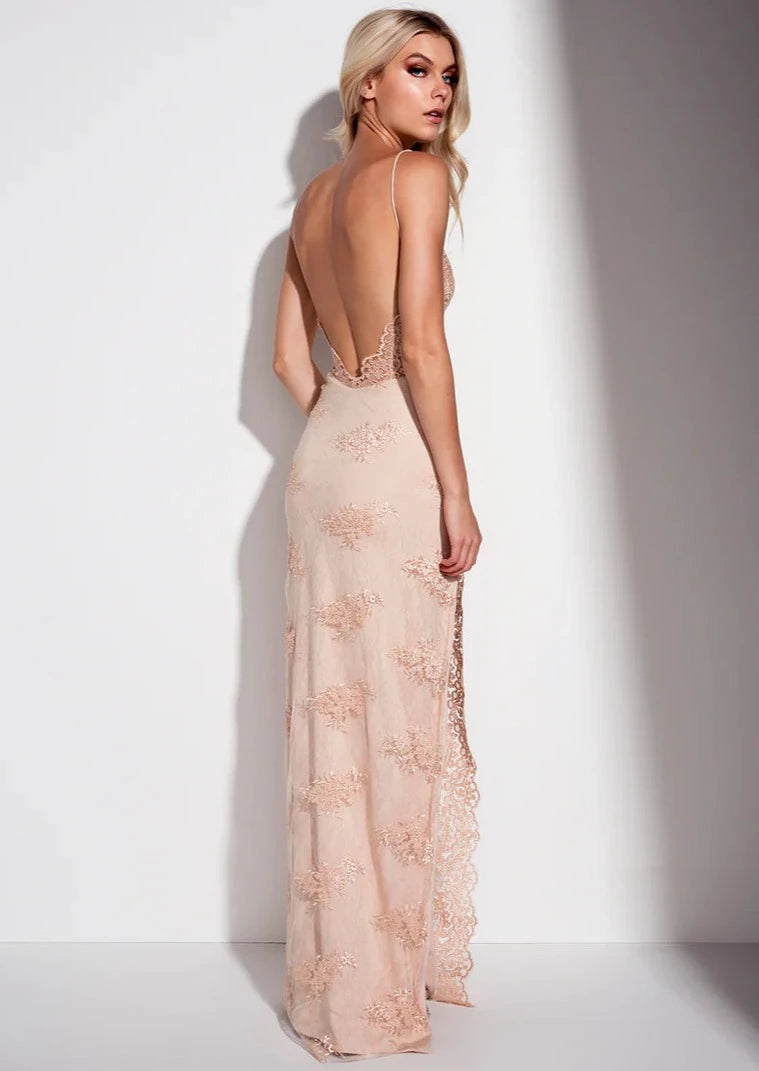 Motel Jay Gown Rose Pink