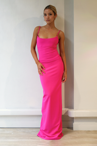 *BUY NOW* Bailey Gown Pink | L & XL Only