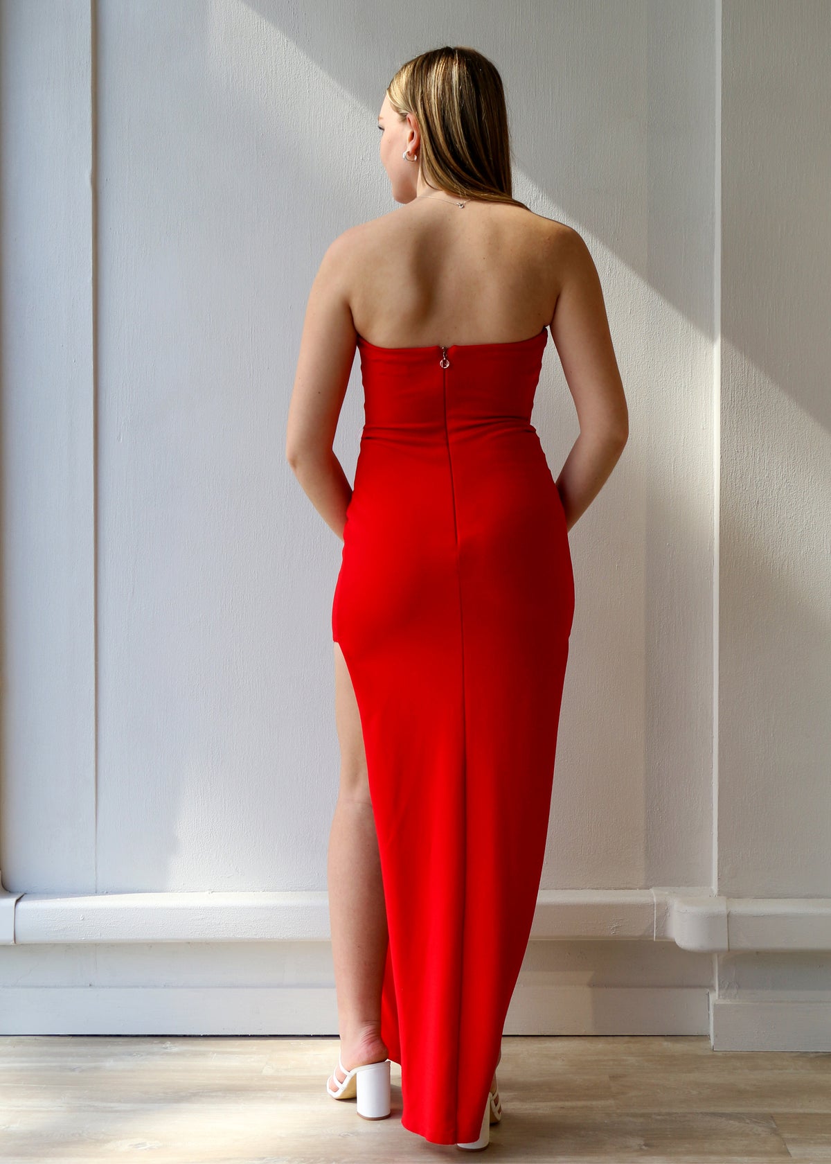 Flaunt Gown Red