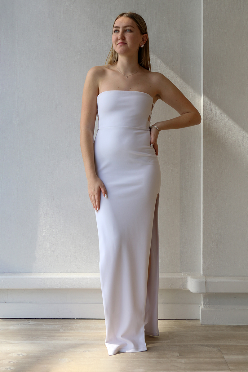 Flaunt Gown White