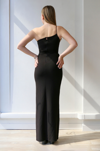 *BUY NOW* Lust One Shoulder Gown Black | XXL