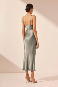 *BUY NOW* La Lune Bias Cowl Midi Sage | XS, M, L