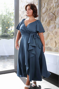 *BUY NOW* Rosetti Short Sleeve Wrap Dress | XL, XXL