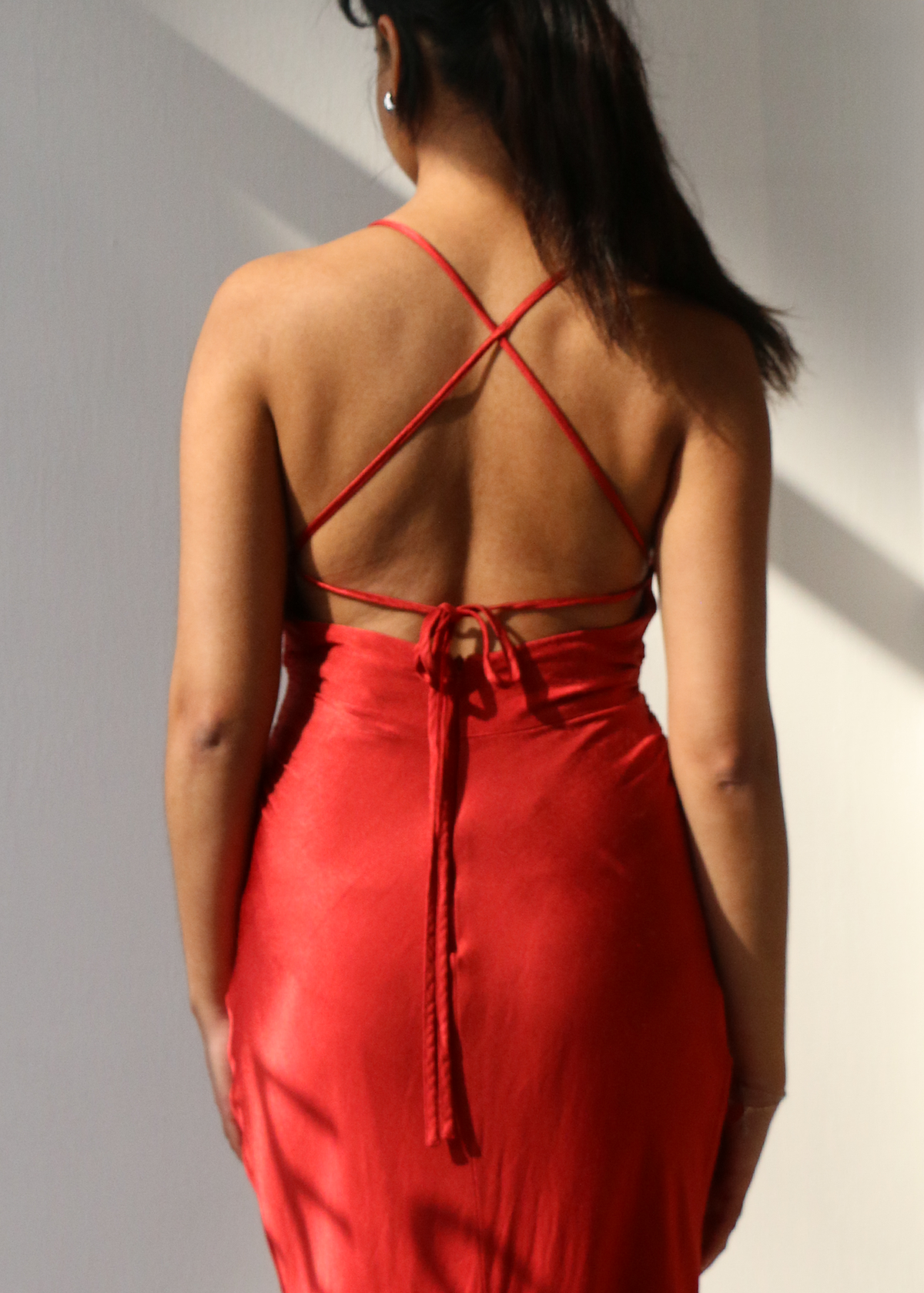 La Lune Lace Back Red