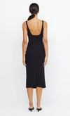 *BUY NOW* Be Mine Square Neck Midi Black