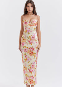 *BUY NOW* Josefina Ivory Floral Maxi | Sizes S & M