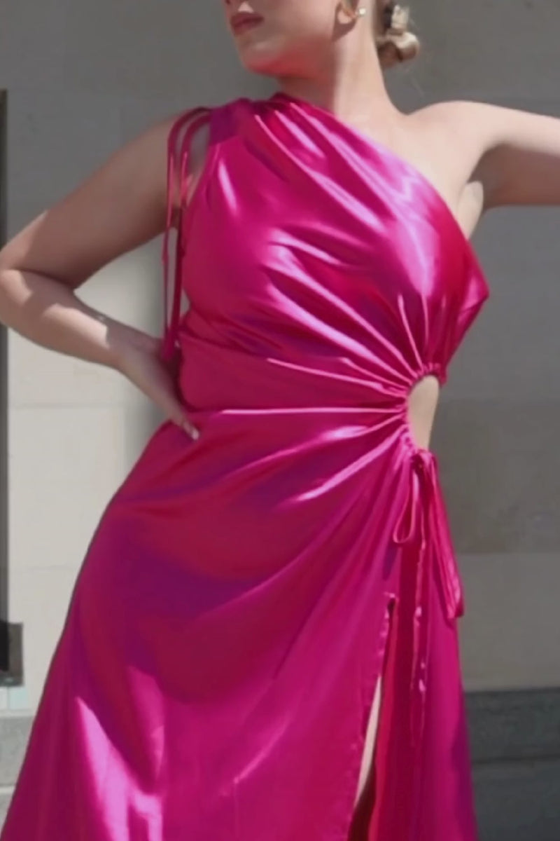 Nour Maxi Dress Fuchsia