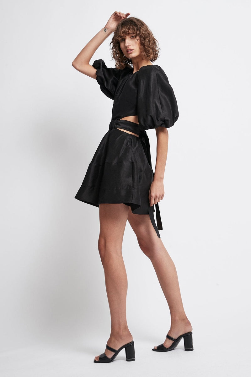 Psychedelia Cut Out Dress Black