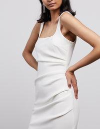 *BUY NOW* Hana Tuck Midi Dress (Size M)