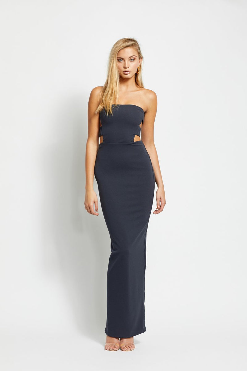 Margot Slate Grey Gown