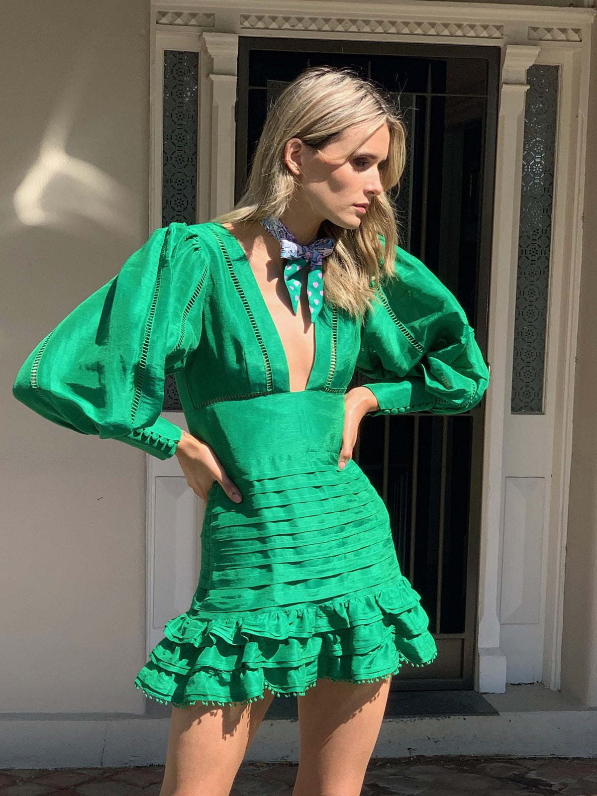 Mariposa Emerald Dress