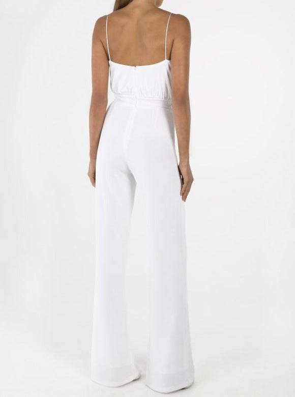 Moyra Slinky Ivory Jumpsuit